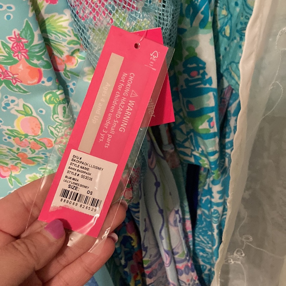 Lilly Pulitzer Disney Backpack NWT - Picture 2 of 5